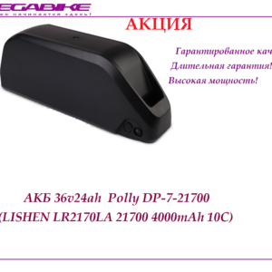 Аккумулятор 36v24ah LR2170LA в боксе Polly DP-7