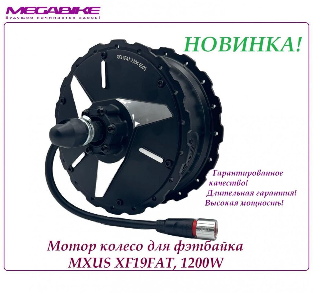 Двигатель редукторный MXUS XF19FAT, 1500W для Фэтбайк (задний)